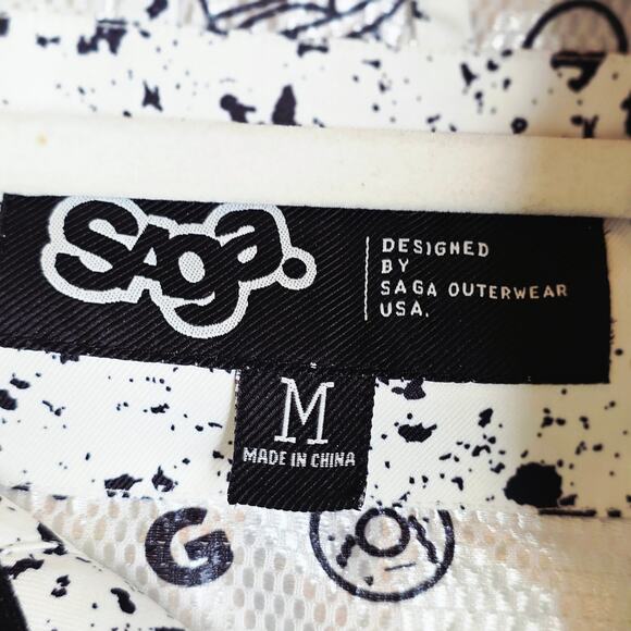 Saga Outerwear SzM M's Ski SnowboardingHooded Outdoor Activity Jacket WarmUnique - Picture 2 of 16